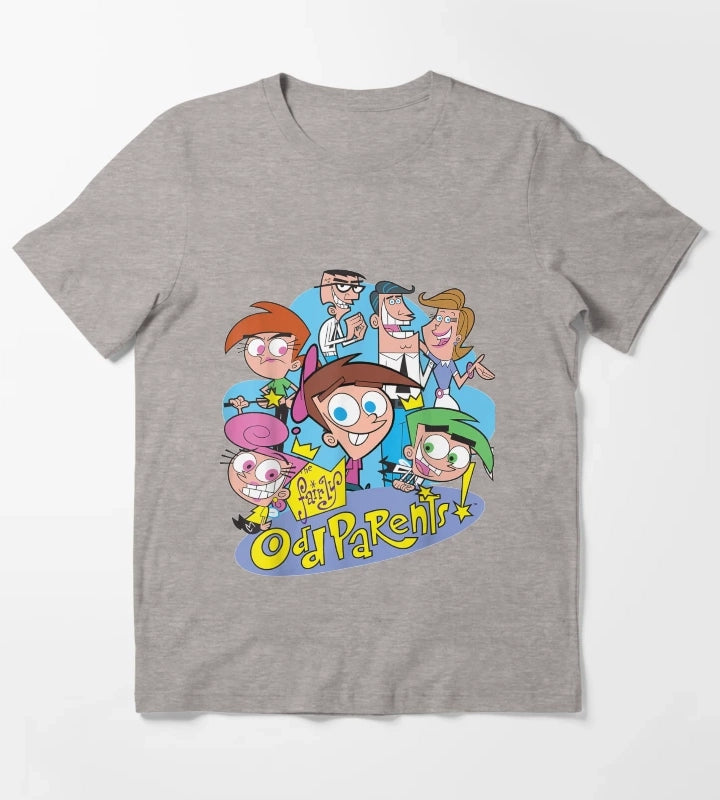 Nickelodeon The Fairly Oddparents Cast T-Shirt Heather Grey