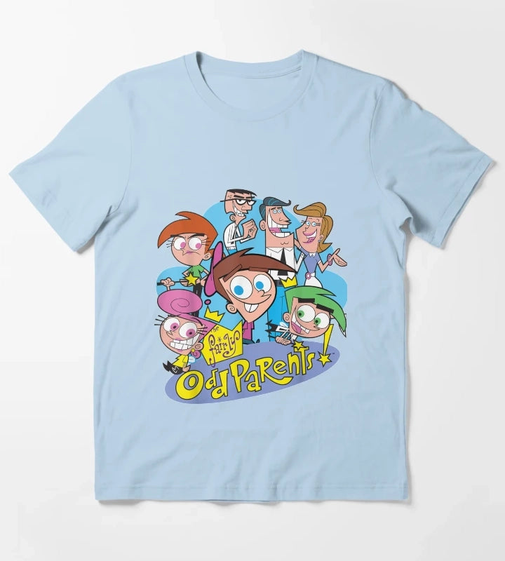 Nickelodeon The Fairly Oddparents Cast T-Shirt Sky Blue