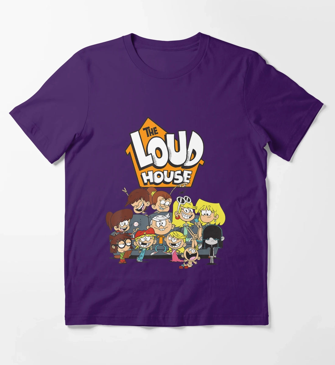 Nickelodeon The Loud House Character T-Shirt Purple