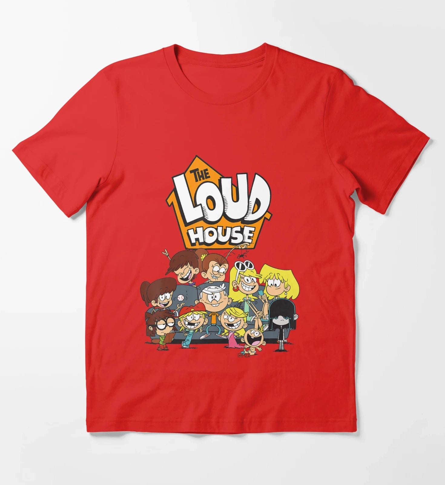 Nickelodeon The Loud House Character T-Shirt Red