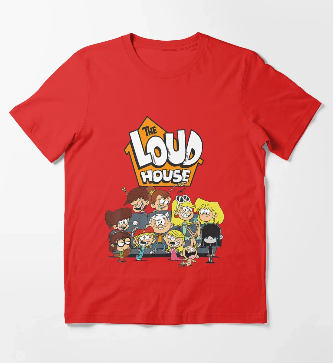 Nickelodeon The Loud House Character T-Shirt Red