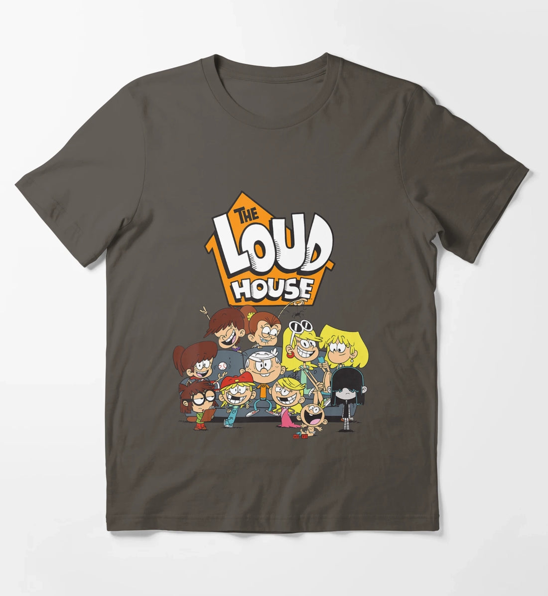 Nickelodeon The Loud House Character T-Shirt Dark Grey