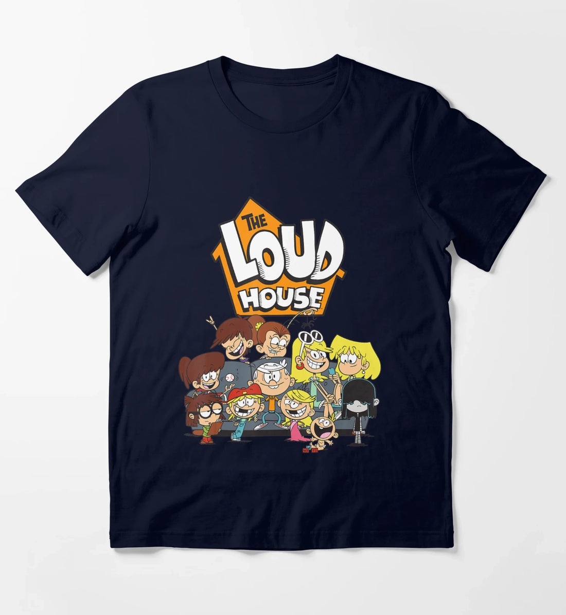 Nickelodeon The Loud House Character T-Shirt Navy