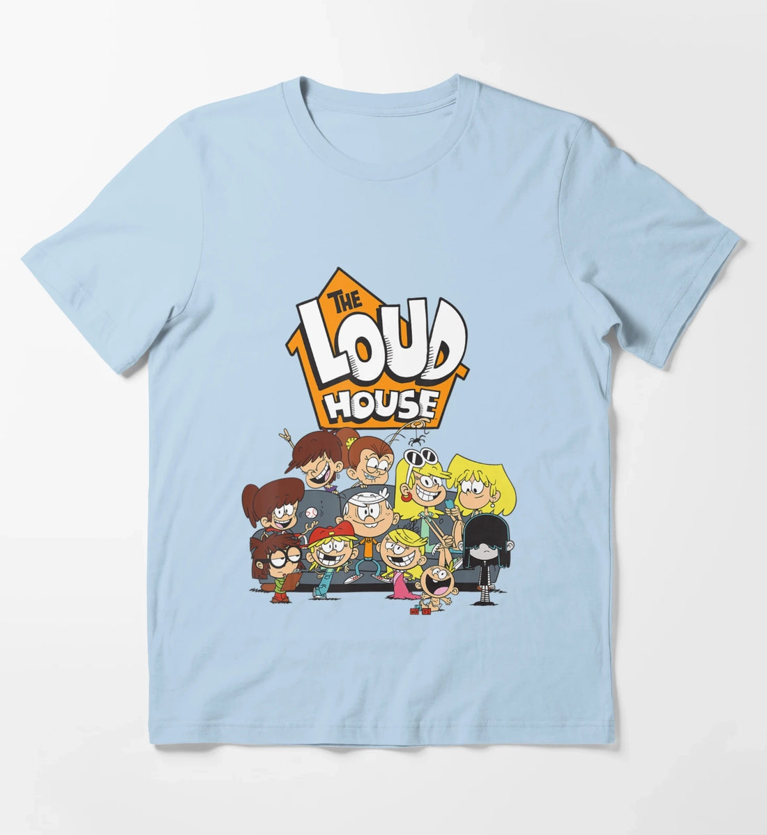 Nickelodeon The Loud House Character T-Shirt Sky Blue