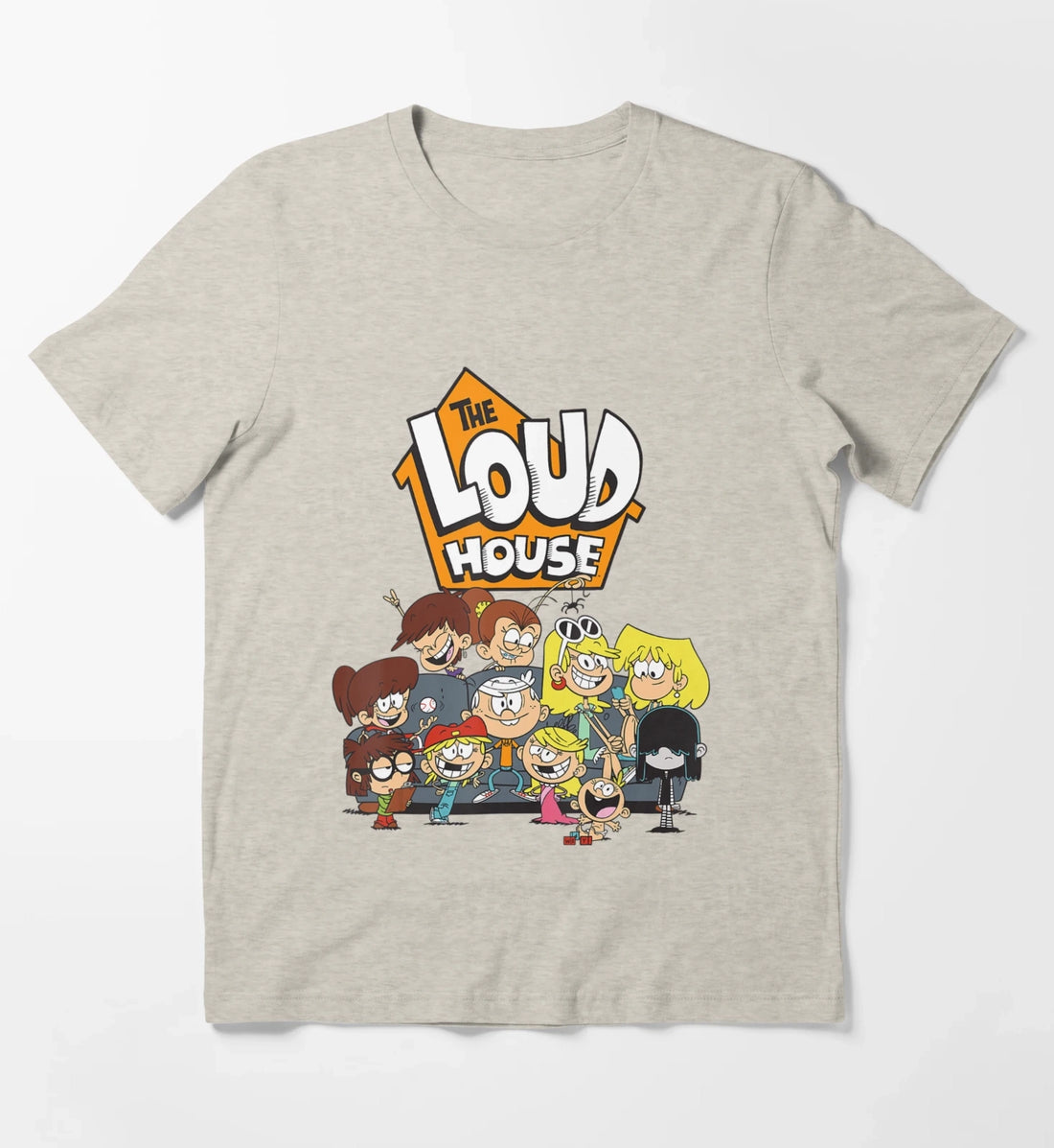 Nickelodeon The Loud House Character T-Shirt Cream