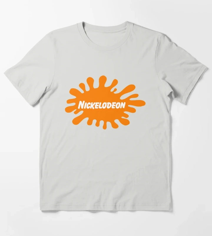 Nickelodeon logo classic t shirt T-Shirt Light Grey