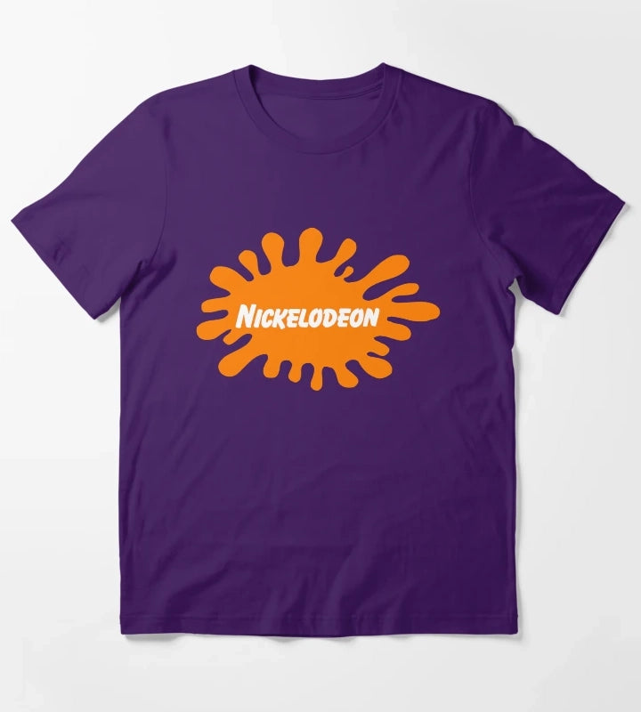 Nickelodeon logo classic t shirt T-Shirt Purple