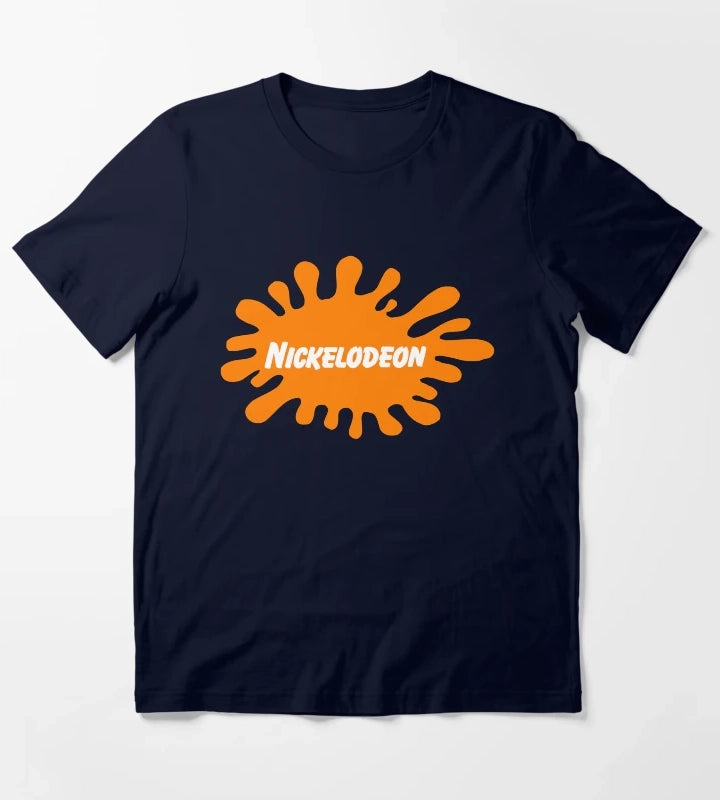 Nickelodeon logo classic t shirt T-Shirt Navy