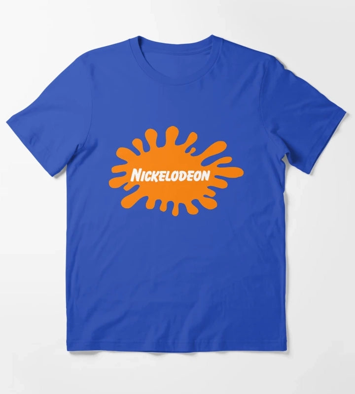 Nickelodeon logo classic t shirt T-Shirt Blue