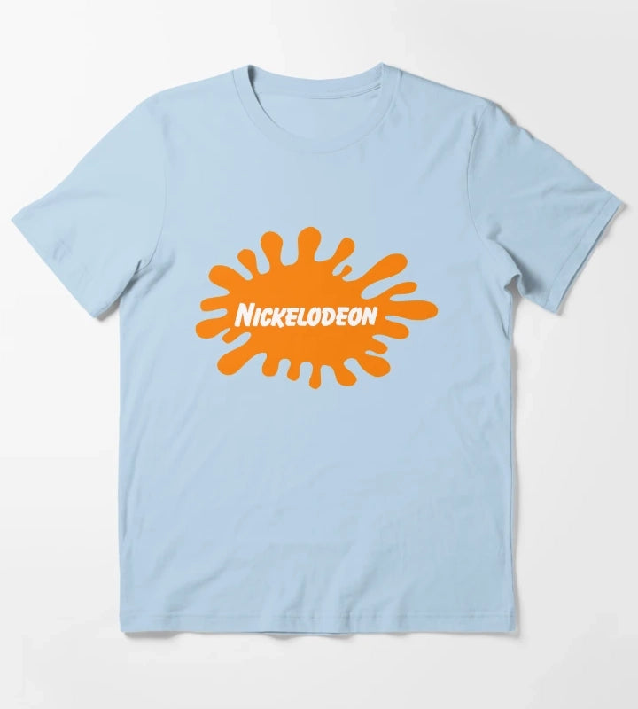 Nickelodeon logo classic t shirt T-Shirt Sky Blue