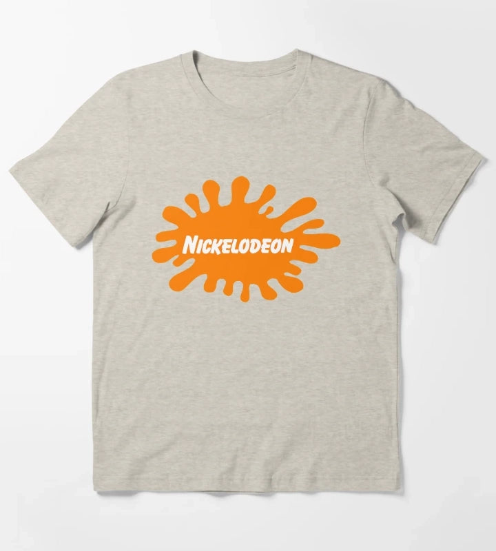 Nickelodeon logo classic t shirt T-Shirt Cream