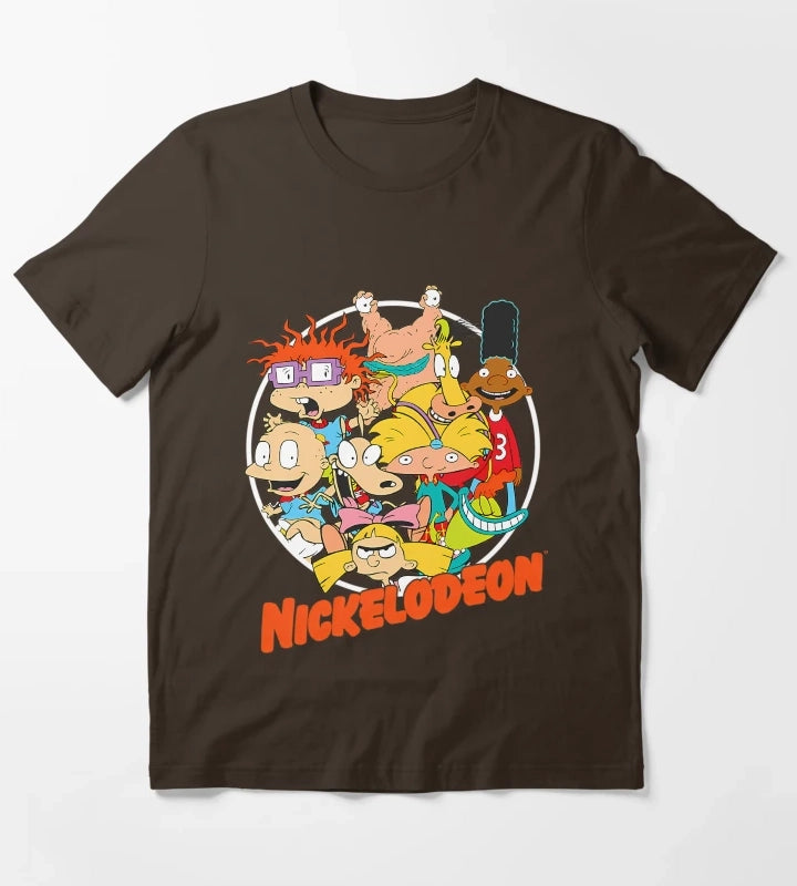Nickelodeons Cartoon T-Shirt Brown