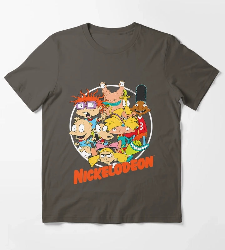 Nickelodeons Cartoon T-Shirt Dark Grey