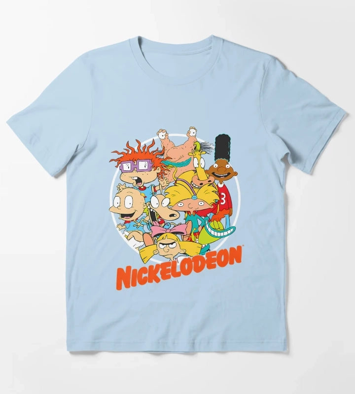 Nickelodeons Cartoon T-Shirt Sky Blue