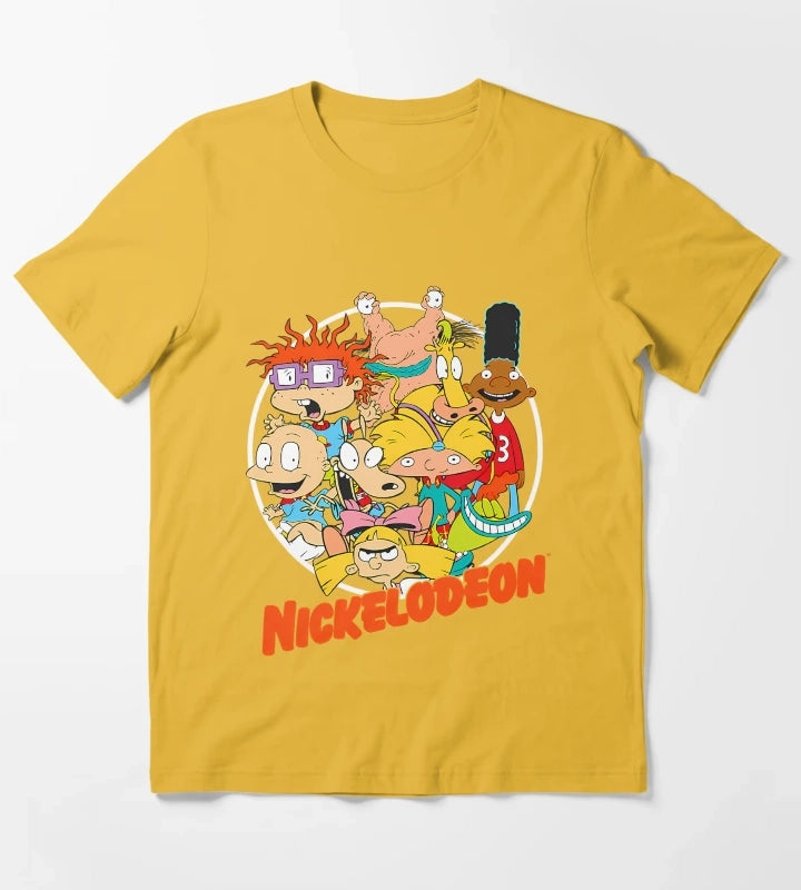 Nickelodeons Cartoon T-Shirt Yellow