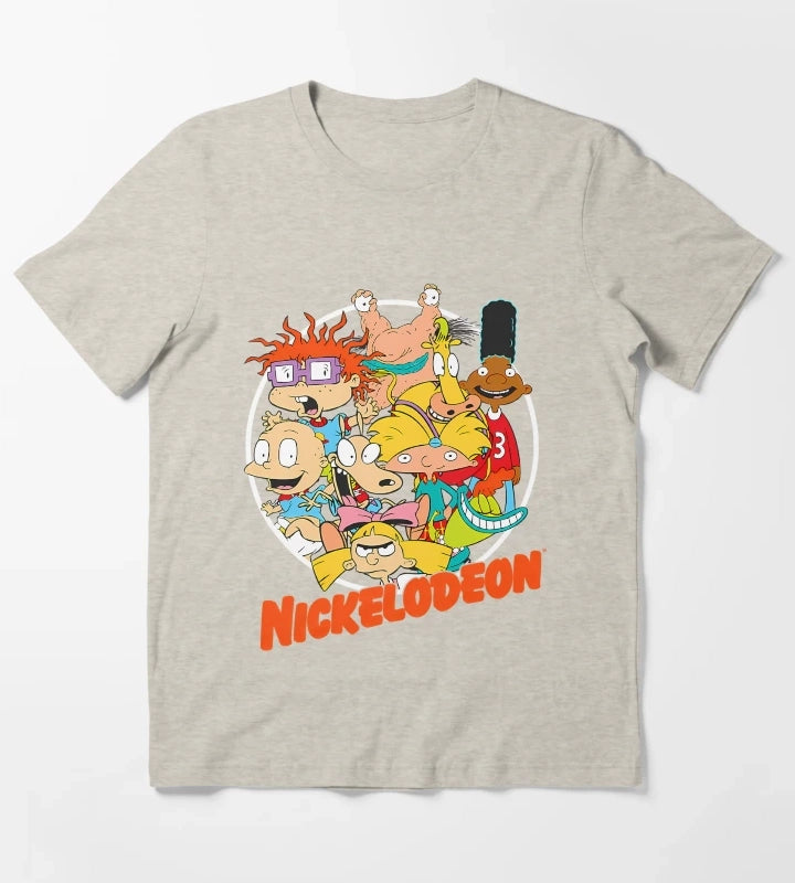 Nickelodeons Cartoon T-Shirt Cream