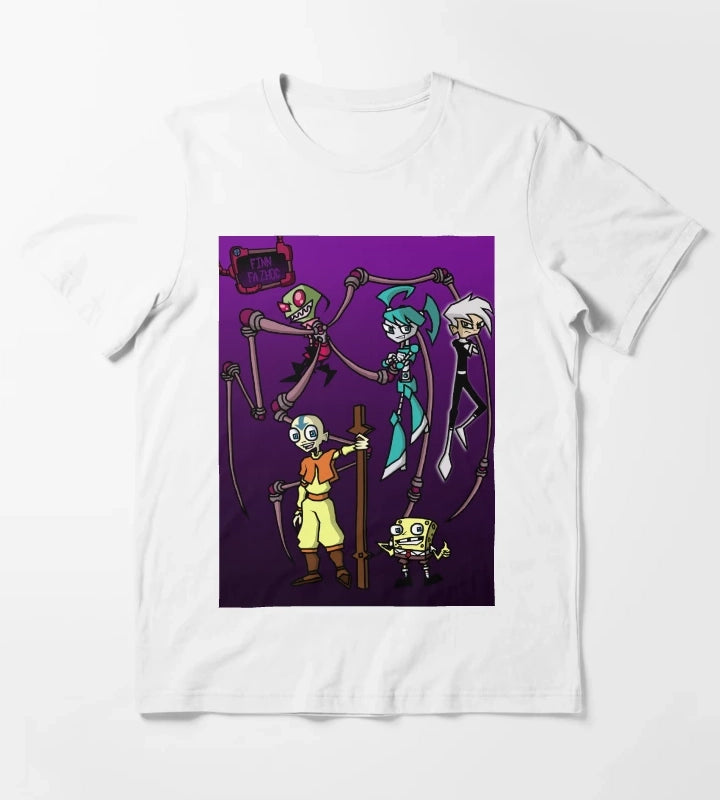 Nicktoon Invaders T-Shirt White