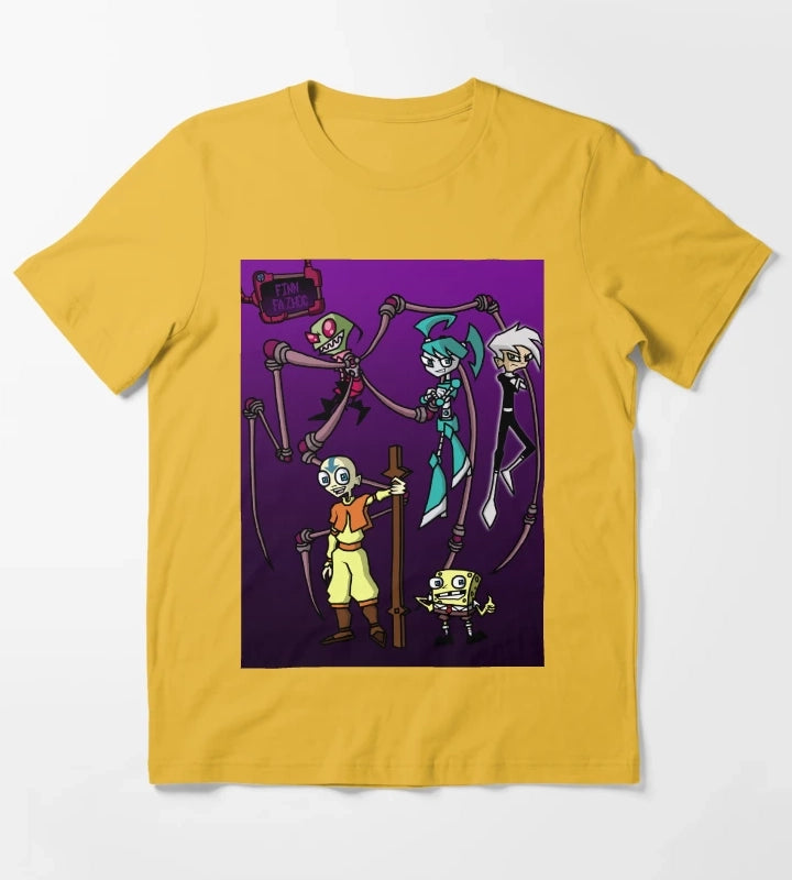 Nicktoon Invaders T-Shirt Yellow
