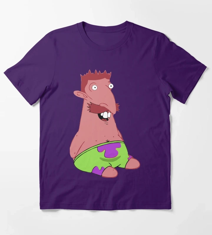 Nigel Thornberry Patrick Star T-Shirt Purple