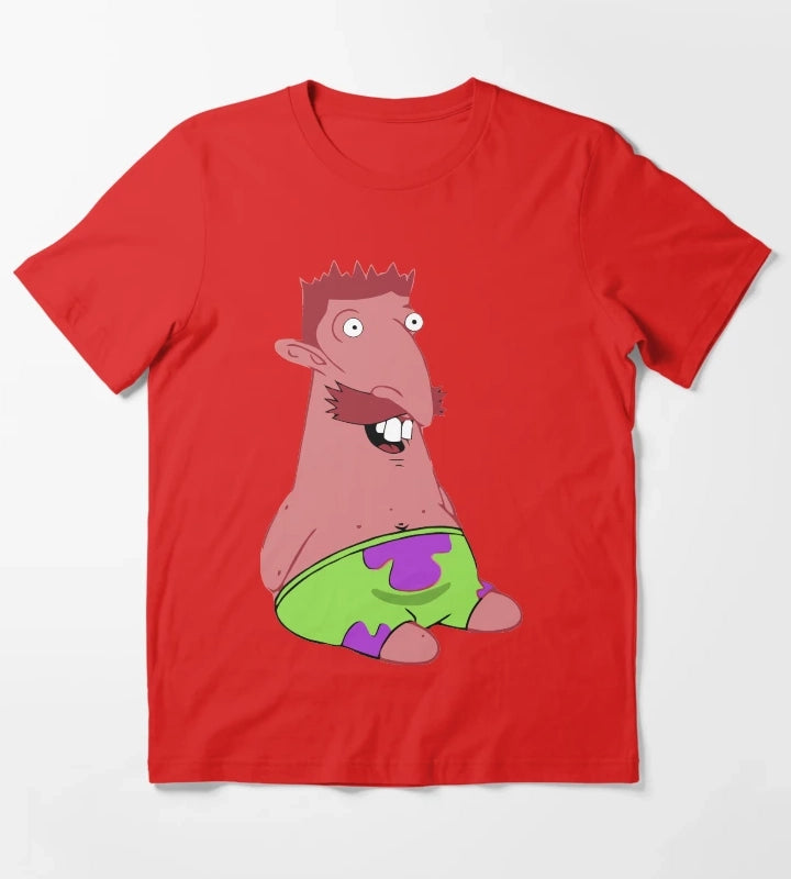 Nigel Thornberry Patrick Star T-Shirt Red