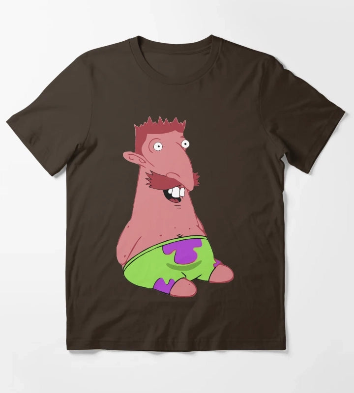 Nigel Thornberry Patrick Star T-Shirt Brown