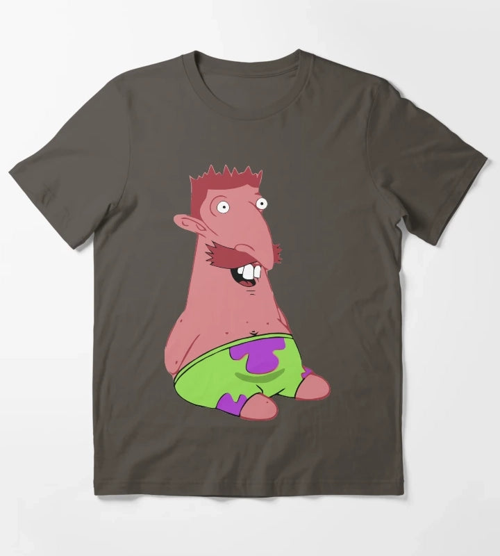 Nigel Thornberry Patrick Star T-Shirt Dark Grey