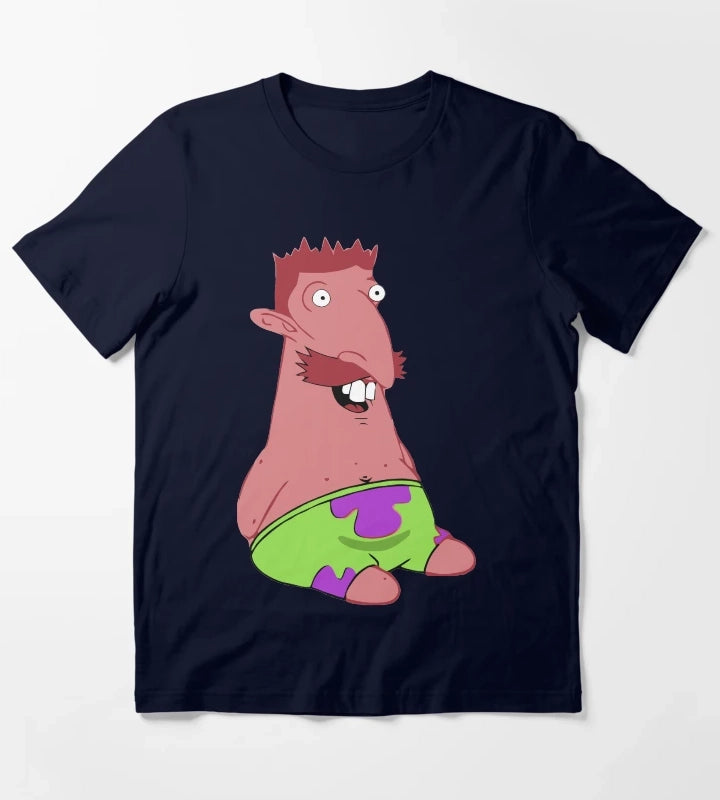 Nigel Thornberry Patrick Star T-Shirt Navy