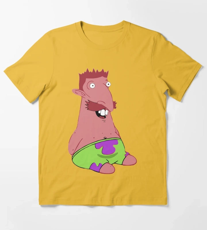 Nigel Thornberry Patrick Star T-Shirt Yellow