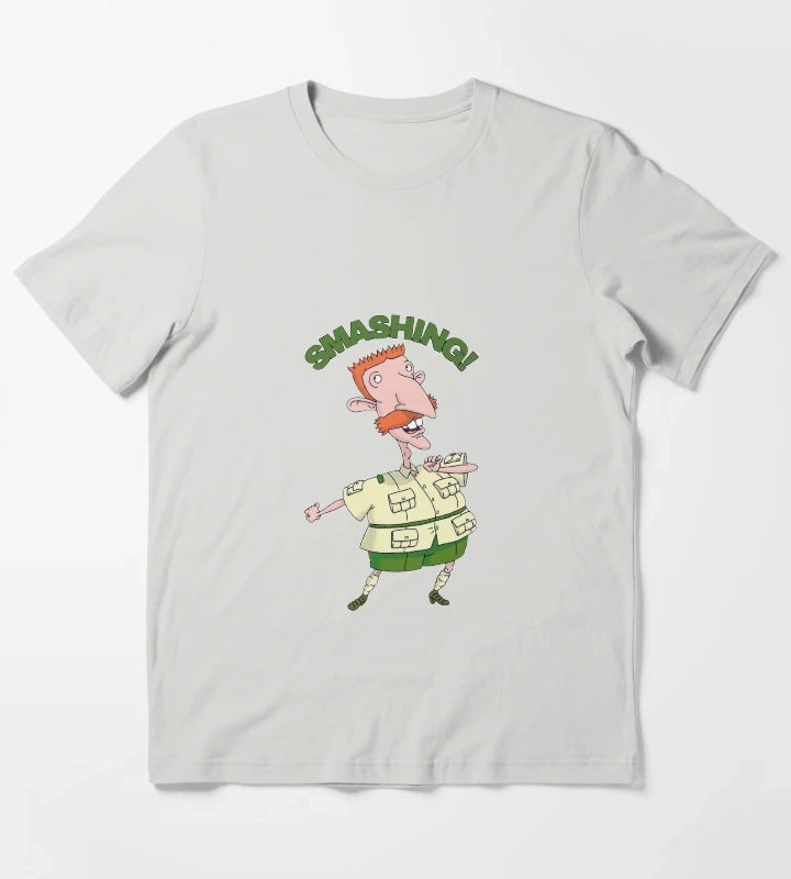 Nigel Thornberry Smashing Wild Thornberrys T-Shirt Light Grey