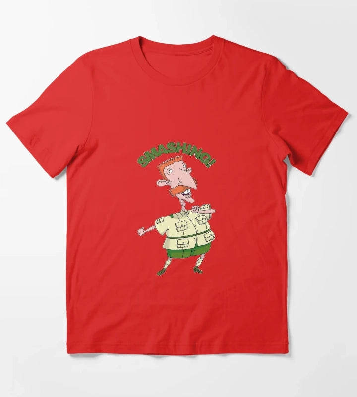 Nigel Thornberry Smashing Wild Thornberrys T-Shirt Red