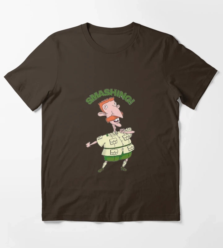 Nigel Thornberry Smashing Wild Thornberrys T-Shirt Brown