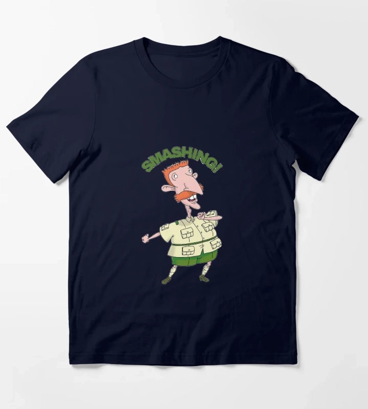 Nigel Thornberry Smashing Wild Thornberrys T-Shirt Navy