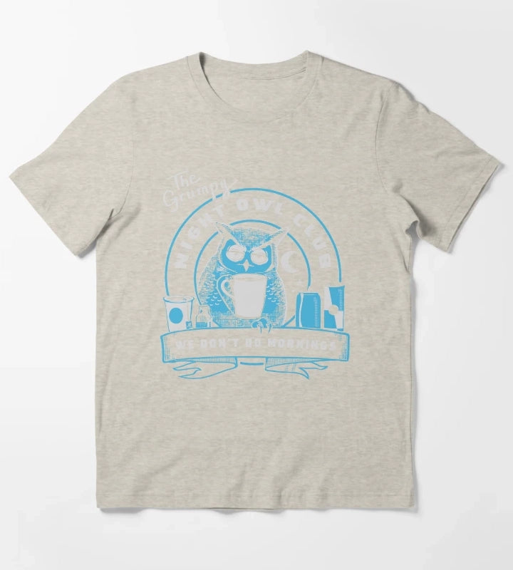 Night Owl Club T-Shirt Cream