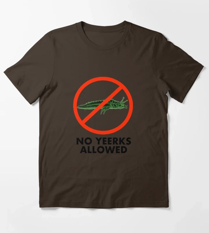 No Yeerks Allowed Animorphs T-Shirt Brown