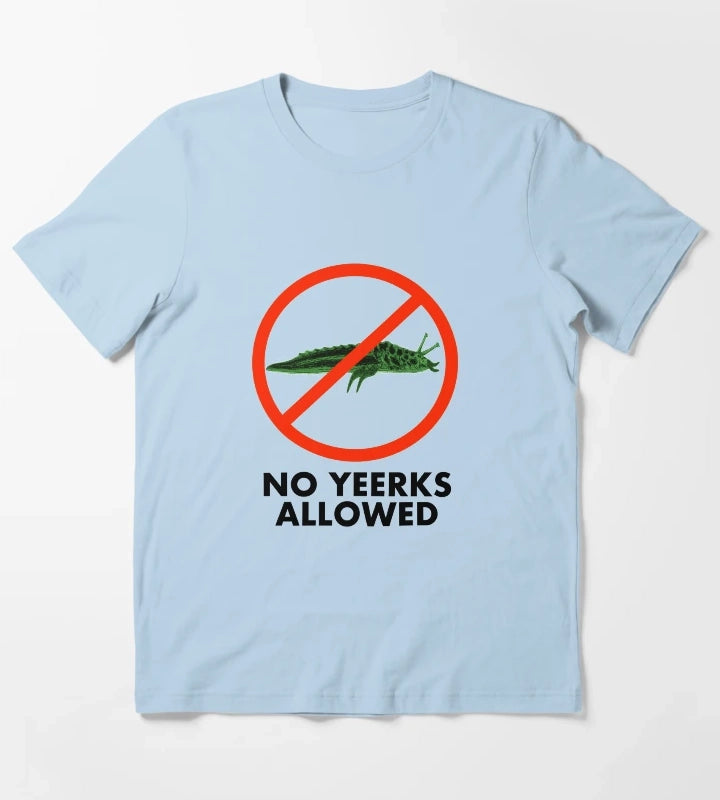 No Yeerks Allowed Animorphs T-Shirt Sky Blue
