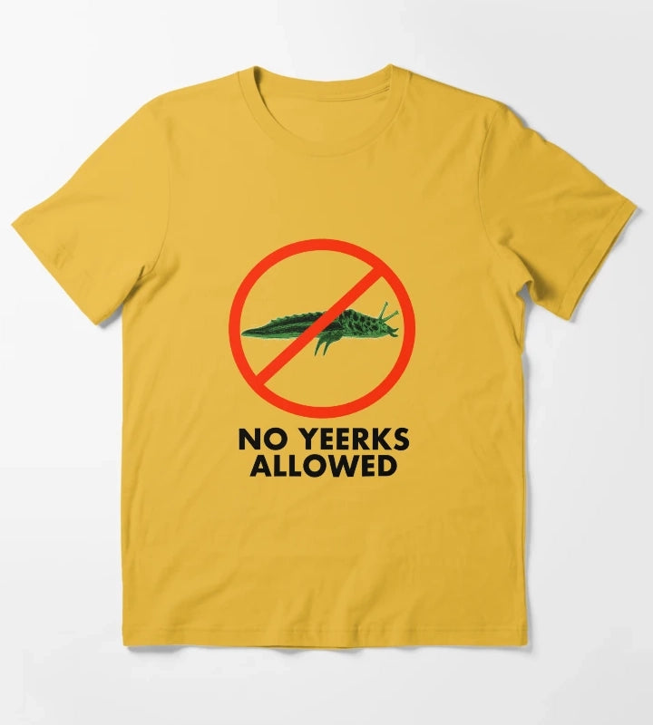 No Yeerks Allowed Animorphs T-Shirt Yellow