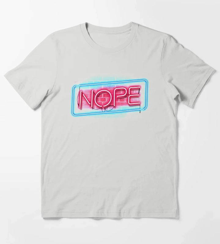 Nope T-Shirt Light Grey