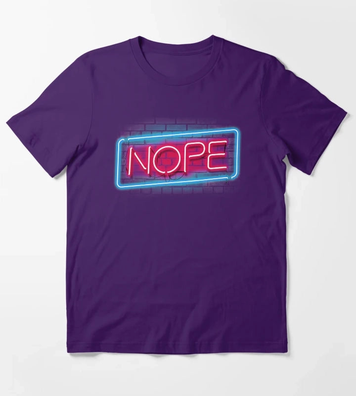 Nope T-Shirt Purple
