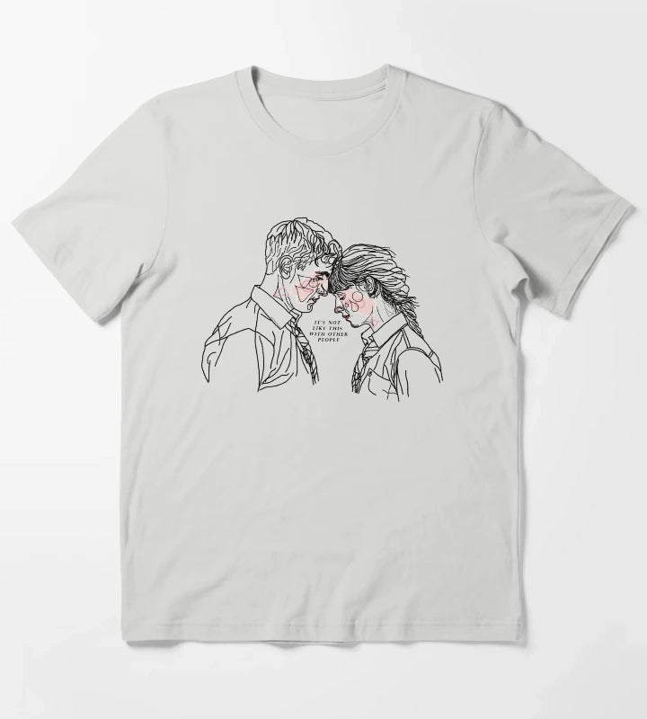 Normal People Connell Marianne with colour T-Shirt Light Grey