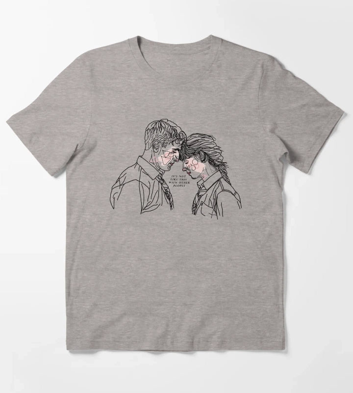Normal People Connell Marianne with colour T-Shirt Heather Grey