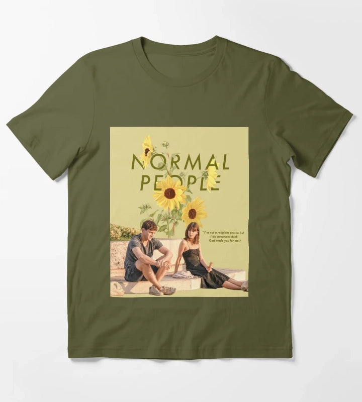 Normal People T-Shirt Olive Green