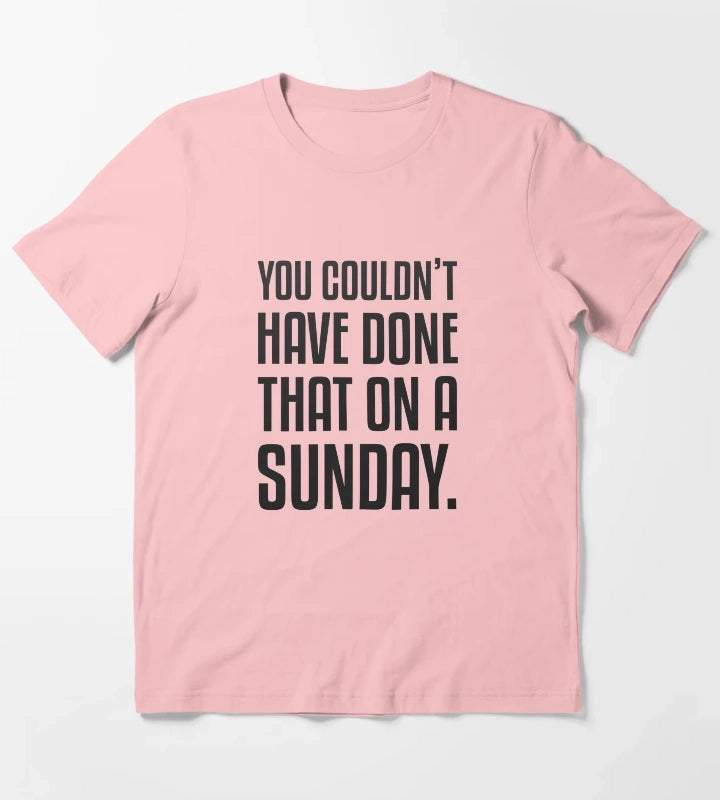 Not on a Sunday AM Collection T-Shirt Dark Grey