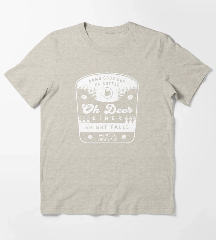 Oh Deer Diner Crest T-Shirt Cream