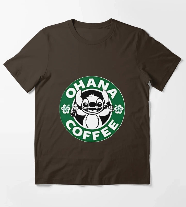 Ohana coffee T-Shirt Brown