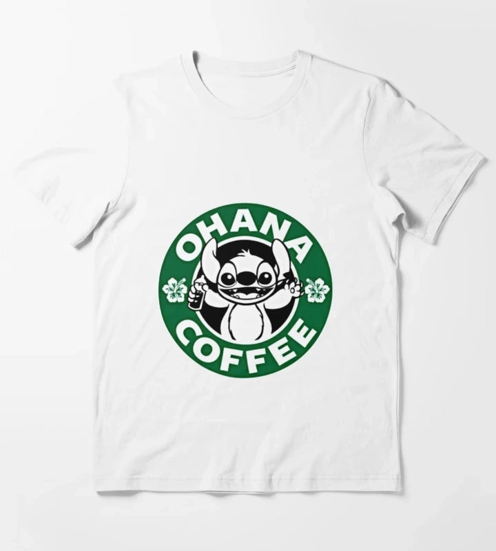 Ohana coffee T-Shirt White