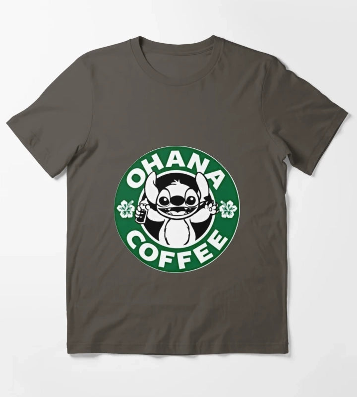 Ohana coffee T-Shirt Dark Grey