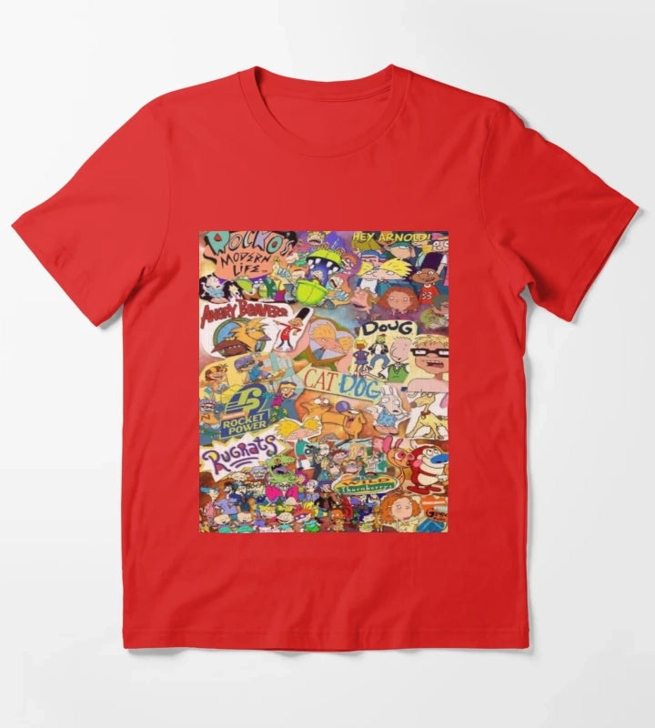 Old Nickelodeon Shows T-Shirt Red