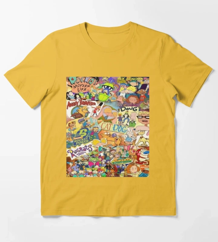 Old Nickelodeon Shows T-Shirt Yellow