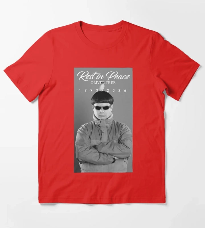 Oliver Tree Rest in Peace T-Shirt Red