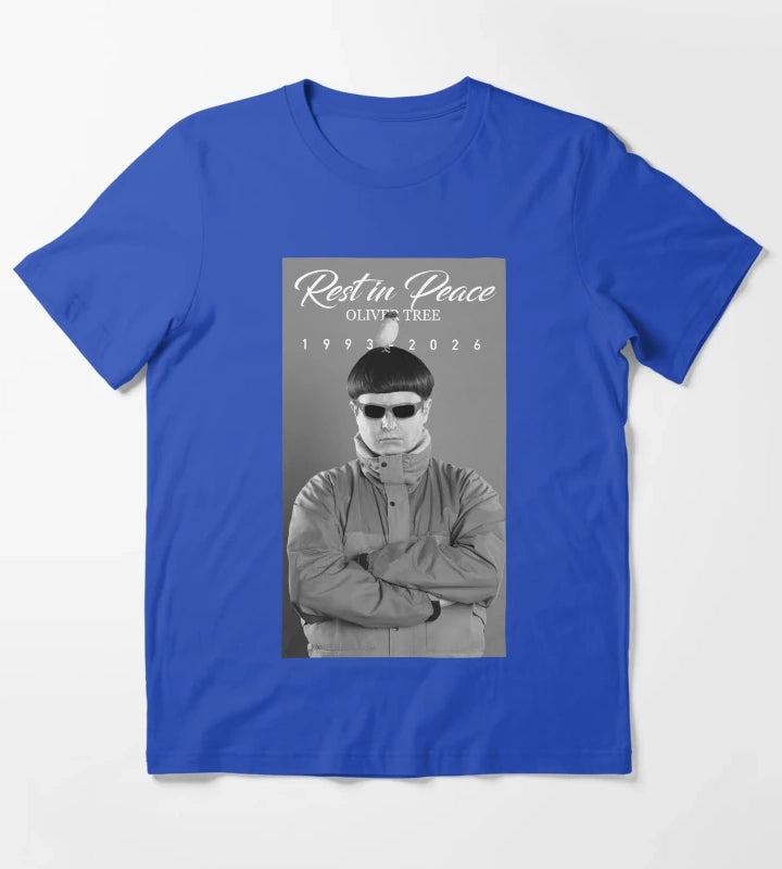 Oliver Tree Rest in Peace T-Shirt Blue